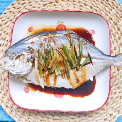 清蒸鯧魚,清蒸鯧魚的家常做法