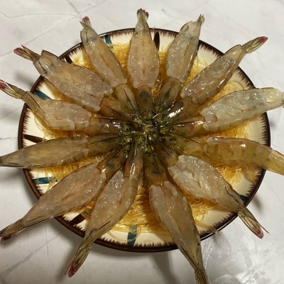 蒜蓉粉絲蒸蝦,蒜蓉粉絲蒸蝦蒸幾分鐘