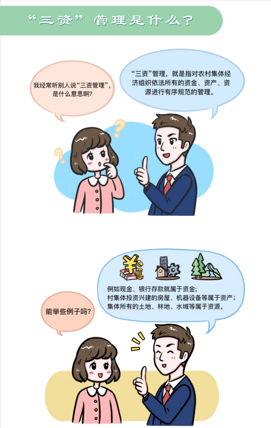 想了解“三资”管理？这本漫画话你知