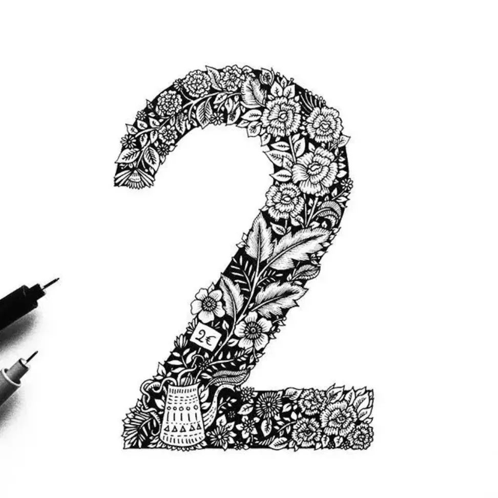 她笔下针管笔线描如此有趣且精致,看一眼,保证你喜欢上黑白插画