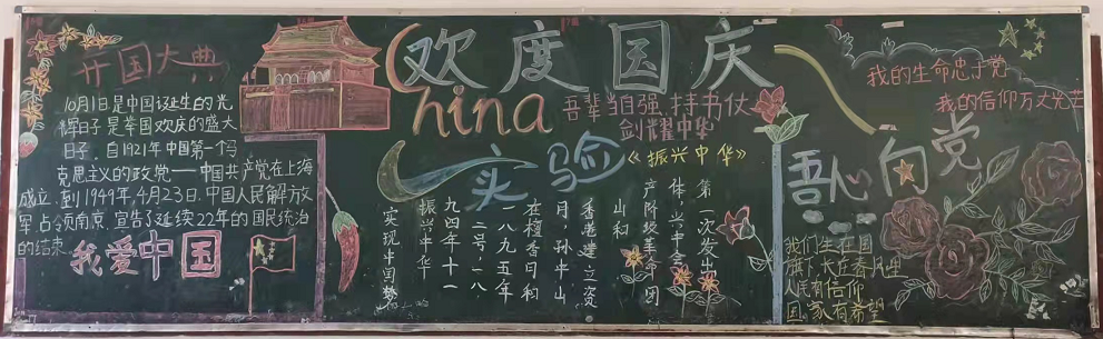 创意满满，国庆主题黑板报大比拼来啦