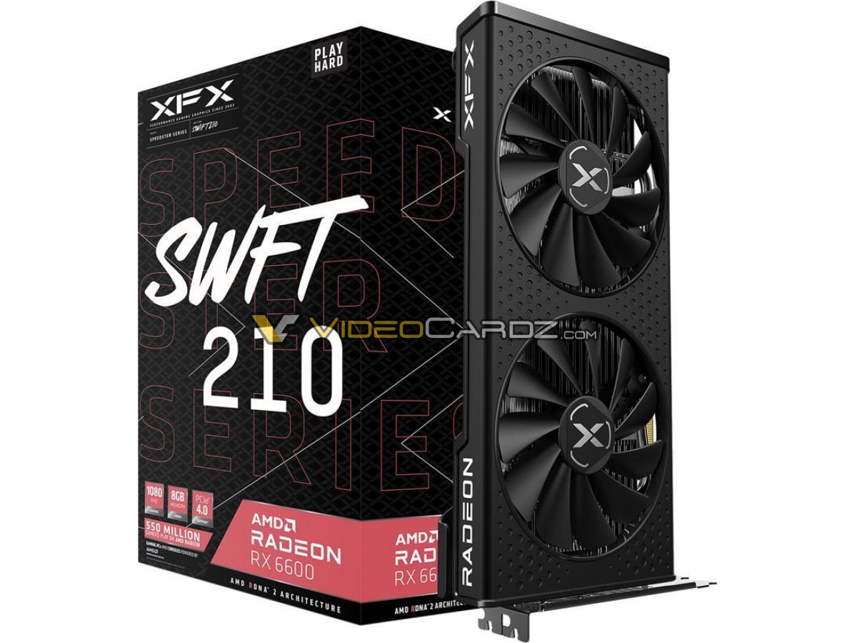 多款Radeon RX 6600显卡曝光，包括XFX、华擎和PowerColor的产品