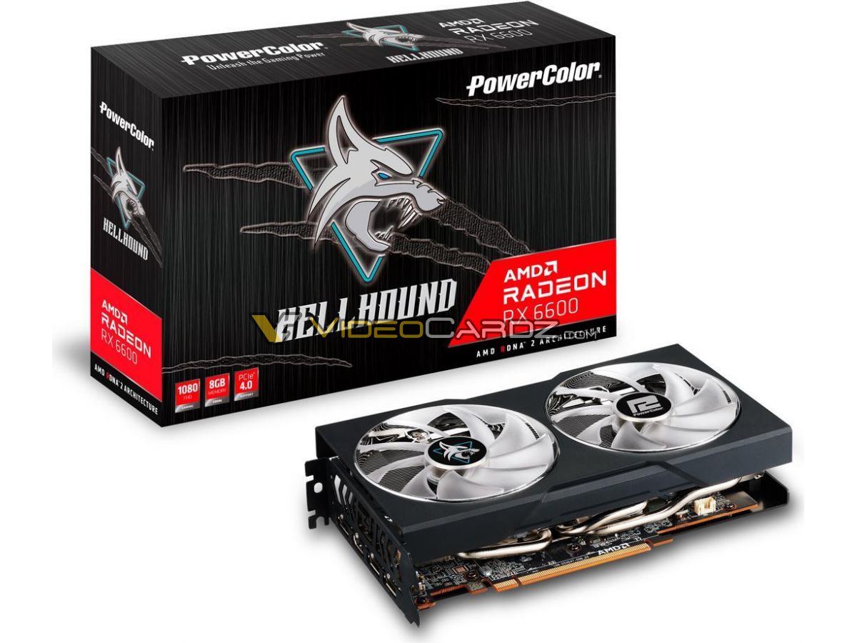 多款Radeon RX 6600显卡曝光，包括XFX、华擎和PowerColor的产品