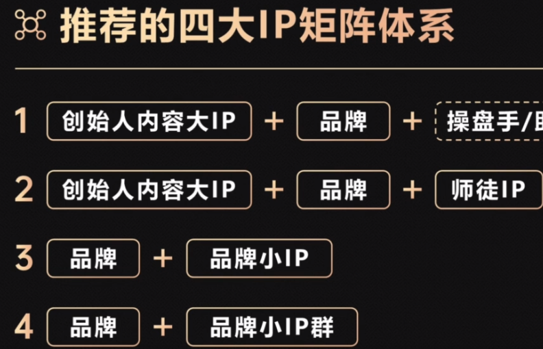 IP和品牌矩阵搭建指南，请转发给操盘手