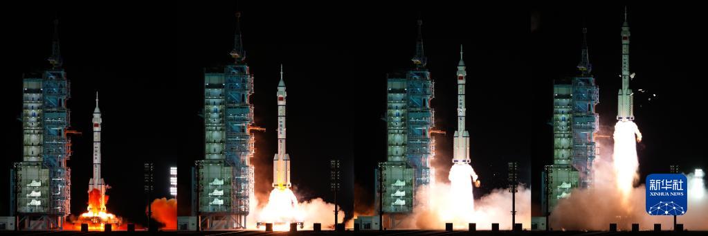 月下棹神舟 星夜赴天河——神舟十三号飞天纪实