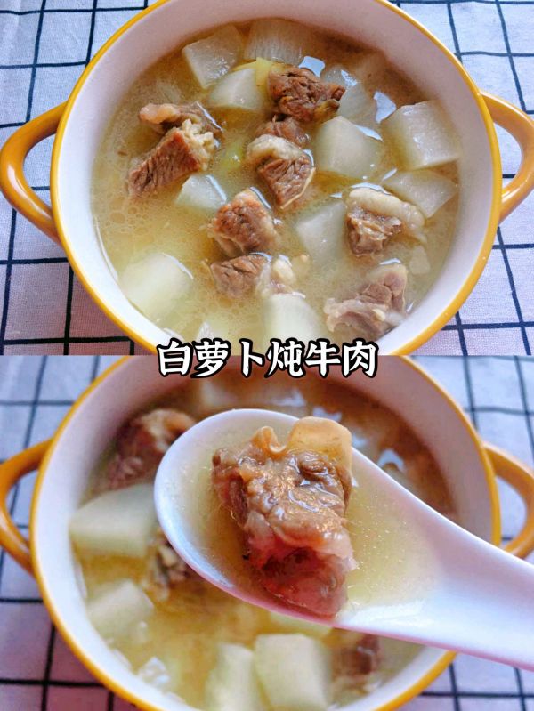 牛肉炖白萝卜家常做法(醇香滋味，一锅鲜美家常炖)