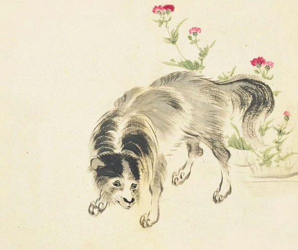 犬守夜安，忠心如月照幽径