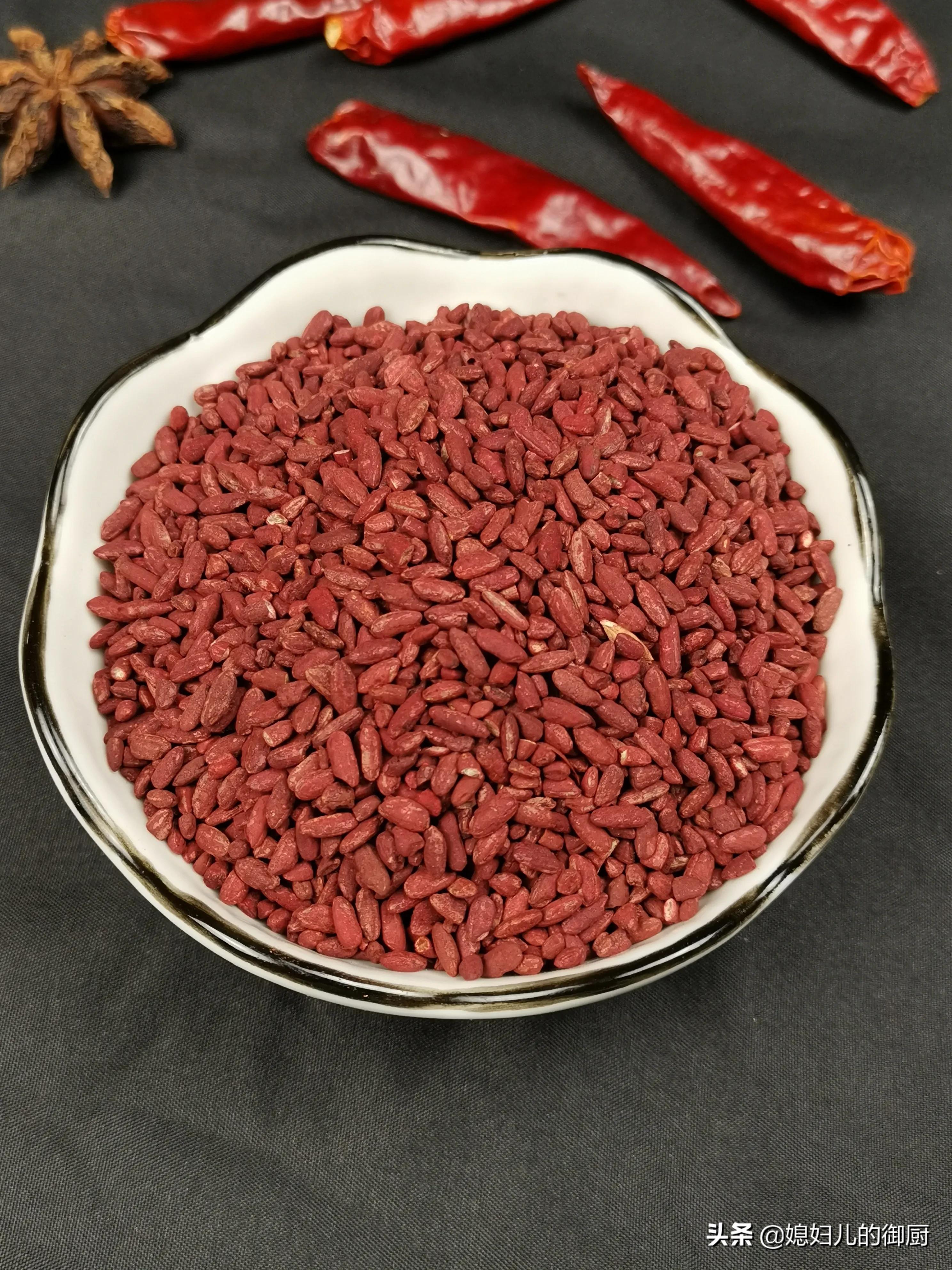 红曲米,红曲粉,红曲红在卤肉调色过程中的正确使用方法