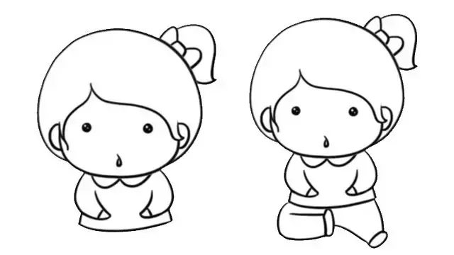 简笔画|从婴儿到老人简笔画大全,益智易学,建议收藏!