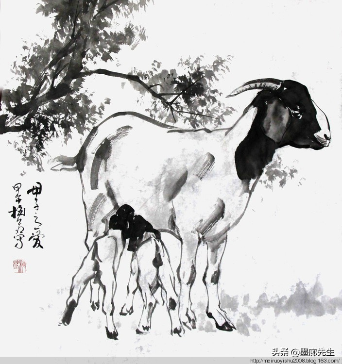 精选100幅画羊美图供大家学习收藏
