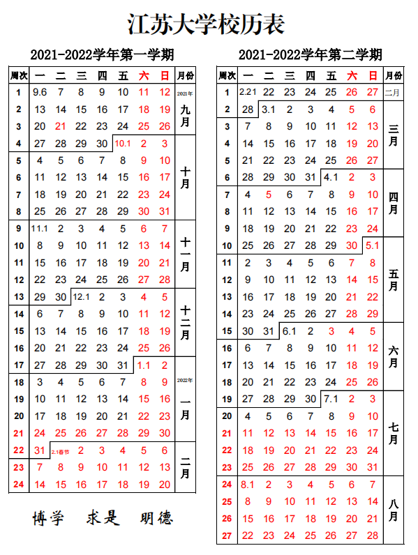 2022江苏大学寒假时间 什么时候开始放假