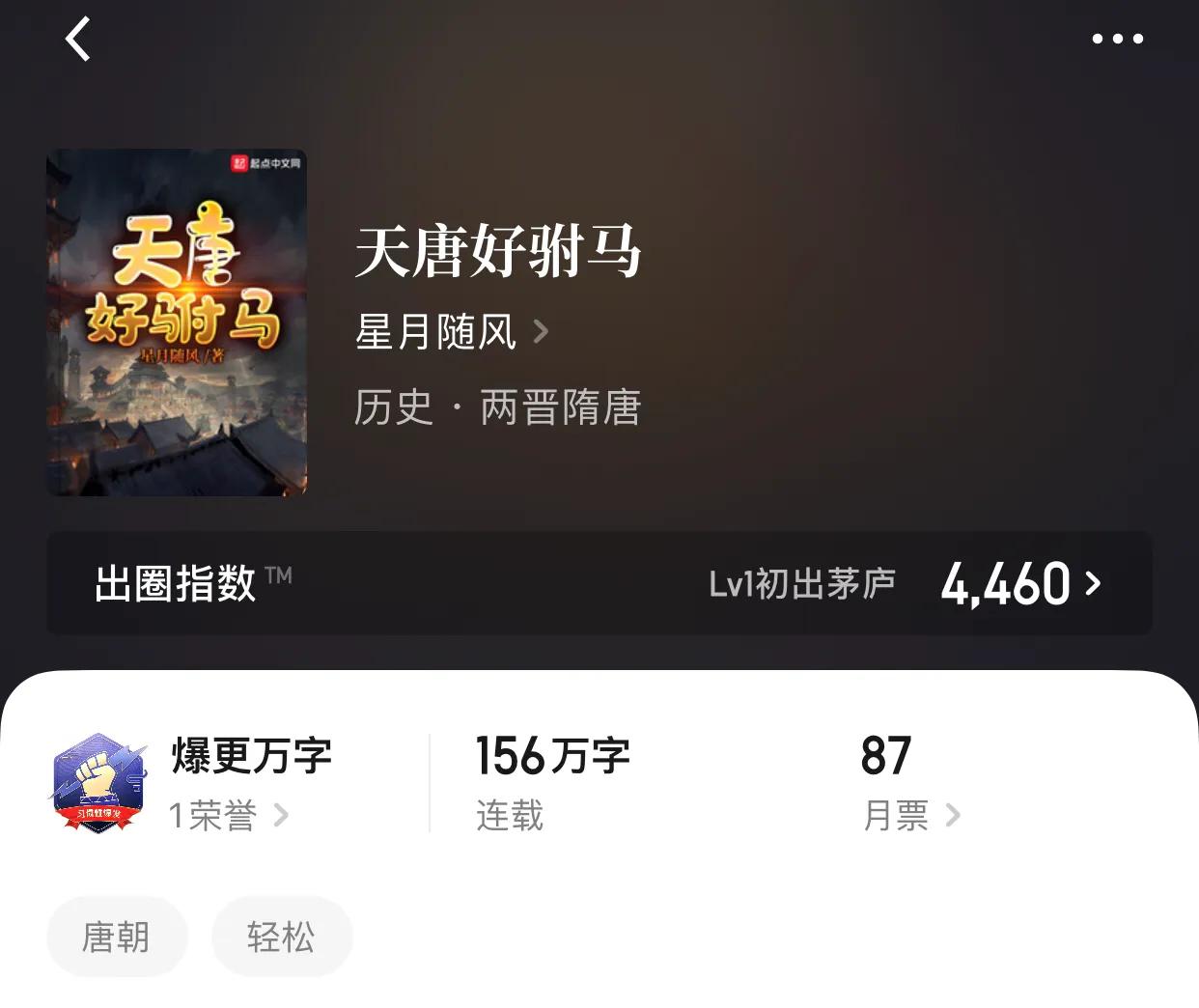 几本隋唐历史小说，开局就是巅峰，谁能想到后面居然是巅峰之上