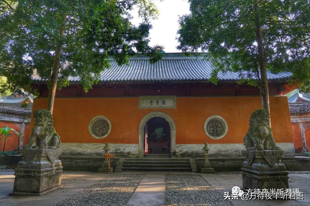 天台国清寺｜一念三千，风约孤萤落砌间