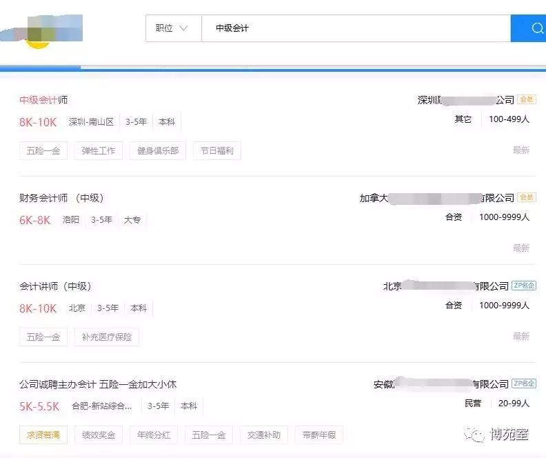 中级会计师工资待遇的真实写照,简直惊呆了