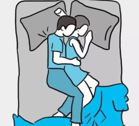 心理测试：你和爱人的睡姿是哪一种呢？测你的婚姻是否美满