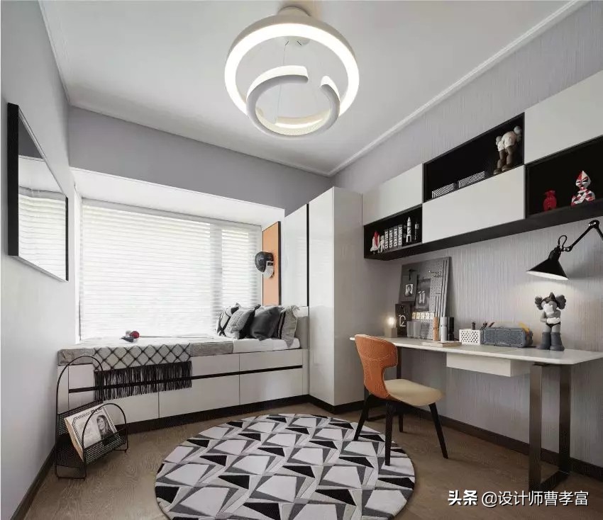 小户型卧室巧设计，不装榻榻米也实用宽敞
