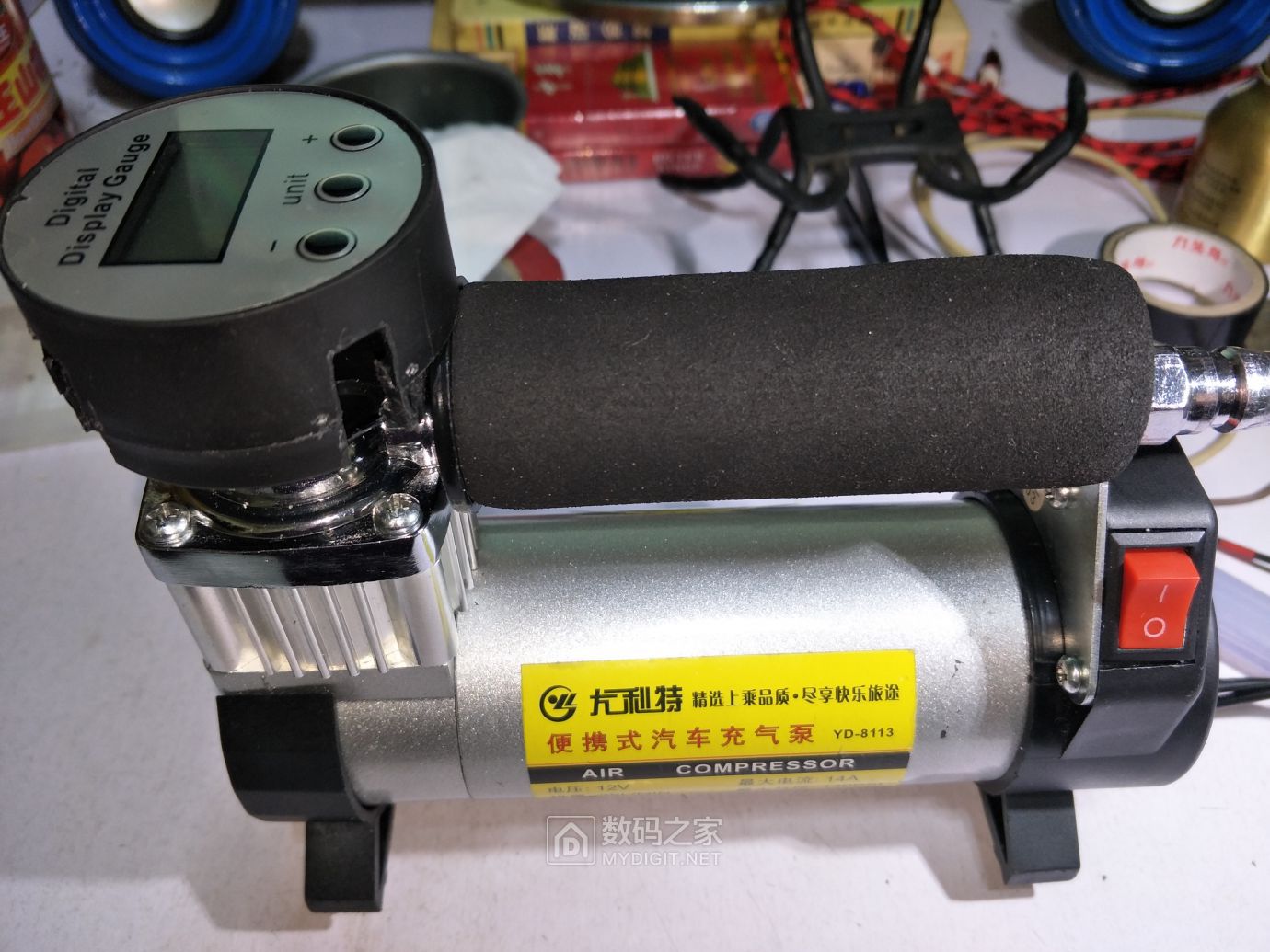 拆解DIY：尤利特YD-8113指针式充气泵改造为数显气压式