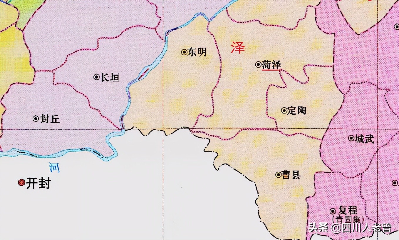 菏泽市下辖7县历史沿革