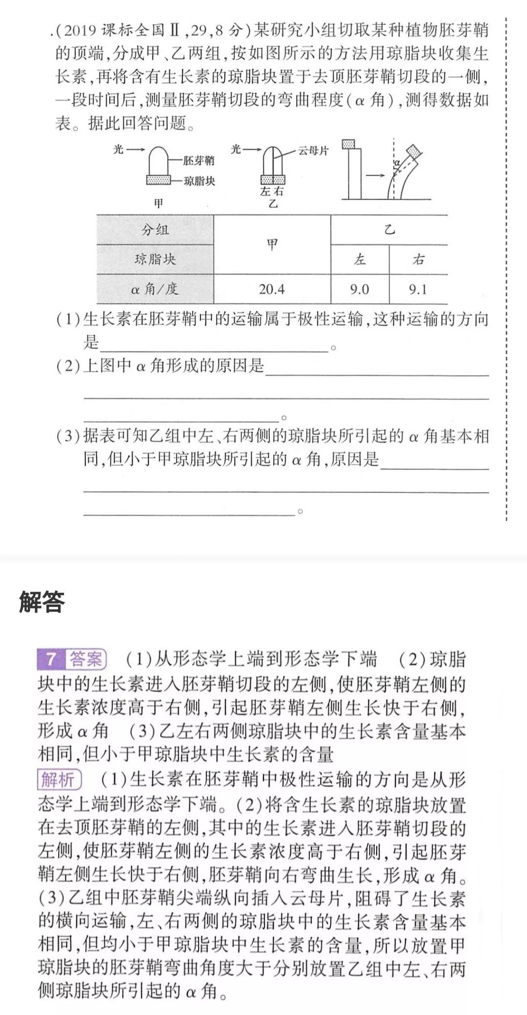 2019年普通高等学校招生全国统一考试（课标全国卷‖）