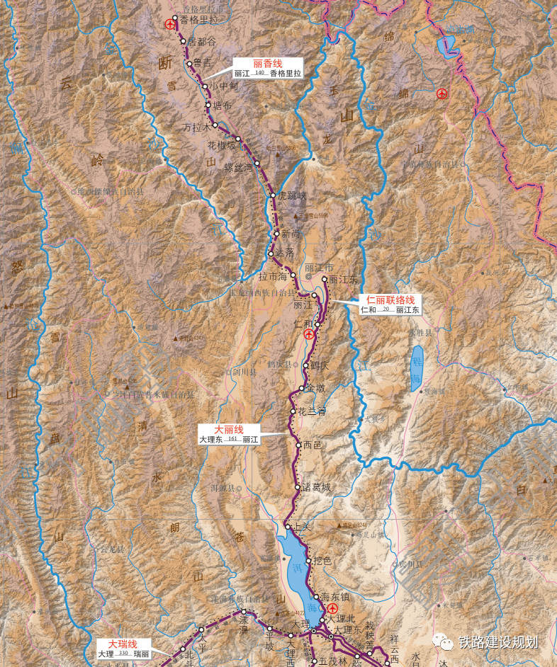 云南20条铁路动态：15条规划+5条在建，离开工不远了