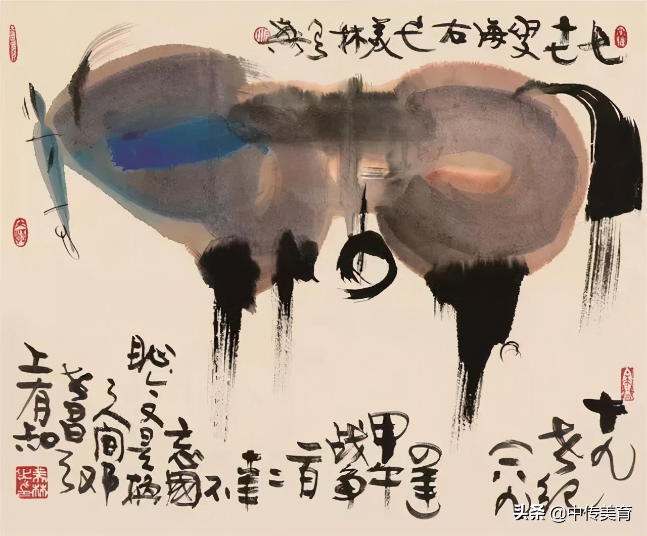 别看十二星座了！！韩美林笔下的生肖水墨画，看一眼就爱上了