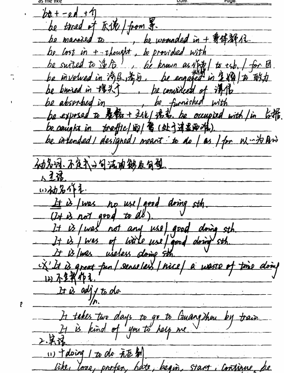 原版扫描——274页北大状元手写英语笔记！高中三年都适用