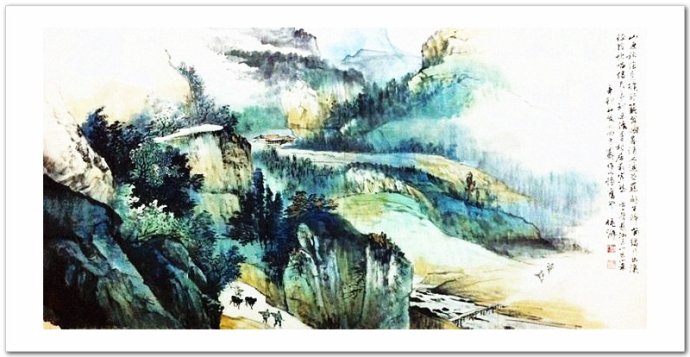 笔底情真 -- 曾晓浒山水画