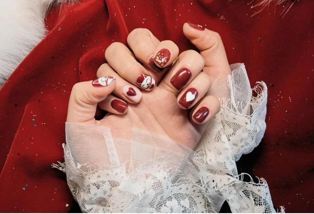 牛年美甲就是要"牛气哄哄"!小牛造型软萌可爱,还显手白