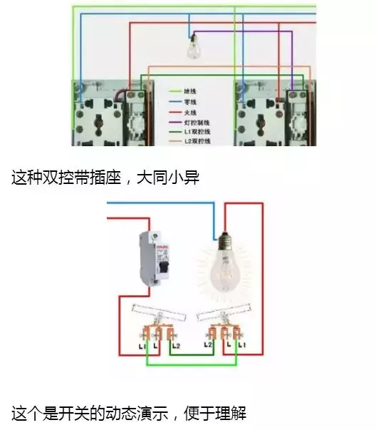 开关灯具怎么接线?掌握这个原理1分钟搞定