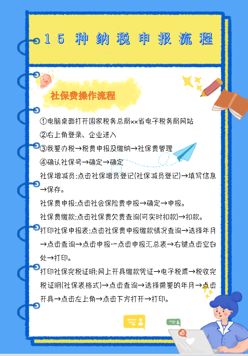 7月纳税大征期，这15种申报流程，掌握轻松报税