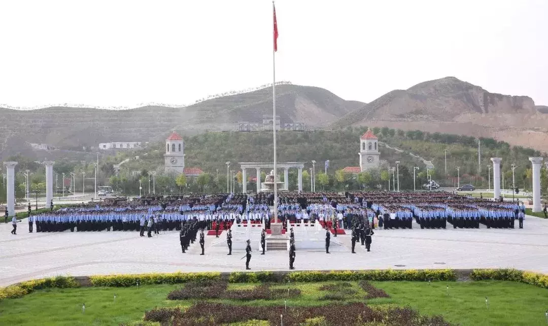 我们的甘肃警察职业学院70华诞啦！