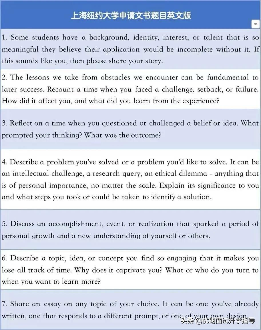 想要报考上海纽约大学，速看这份申请攻略，聪明的学生收藏了