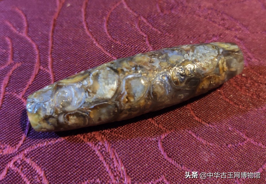 罕见的古老法螺天珠,真正的天珠,第一代天珠(九眼天珠是什么东西) 第3