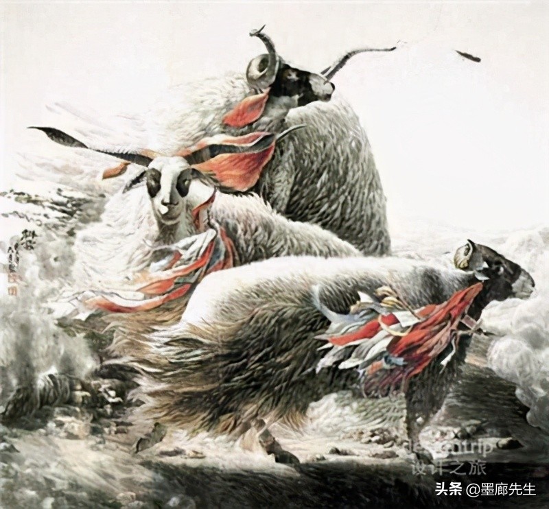 精选100幅画羊美图供大家学习收藏