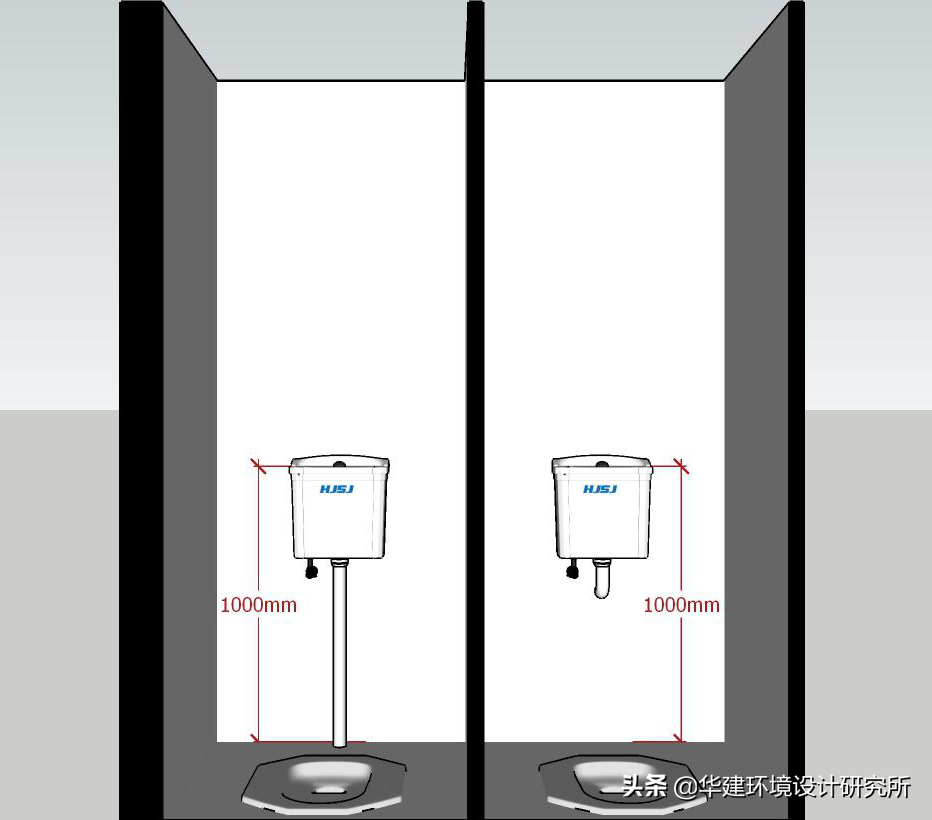 蹲便器結構圖(蹲便器通用施工圖標準指引hjsj—2021)