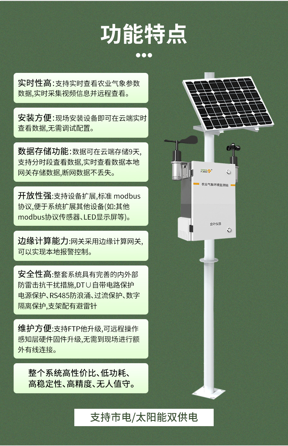 农业环境气象站设备,你了解多少?