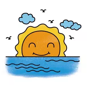 简笔画︱简笔画风景大全,简单易学,快快收藏起来!