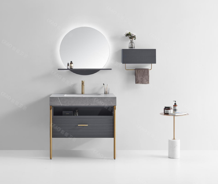 科奥铂卓系列浴室柜：镜中“小境”，简洁亦温馨