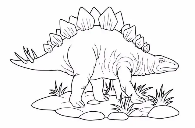 学画恐龙最简单的画法图片
