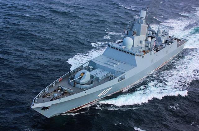 量6000多吨印度塔尔瓦级护卫舰,满载排水量4000多吨意大利ppa型护卫舰