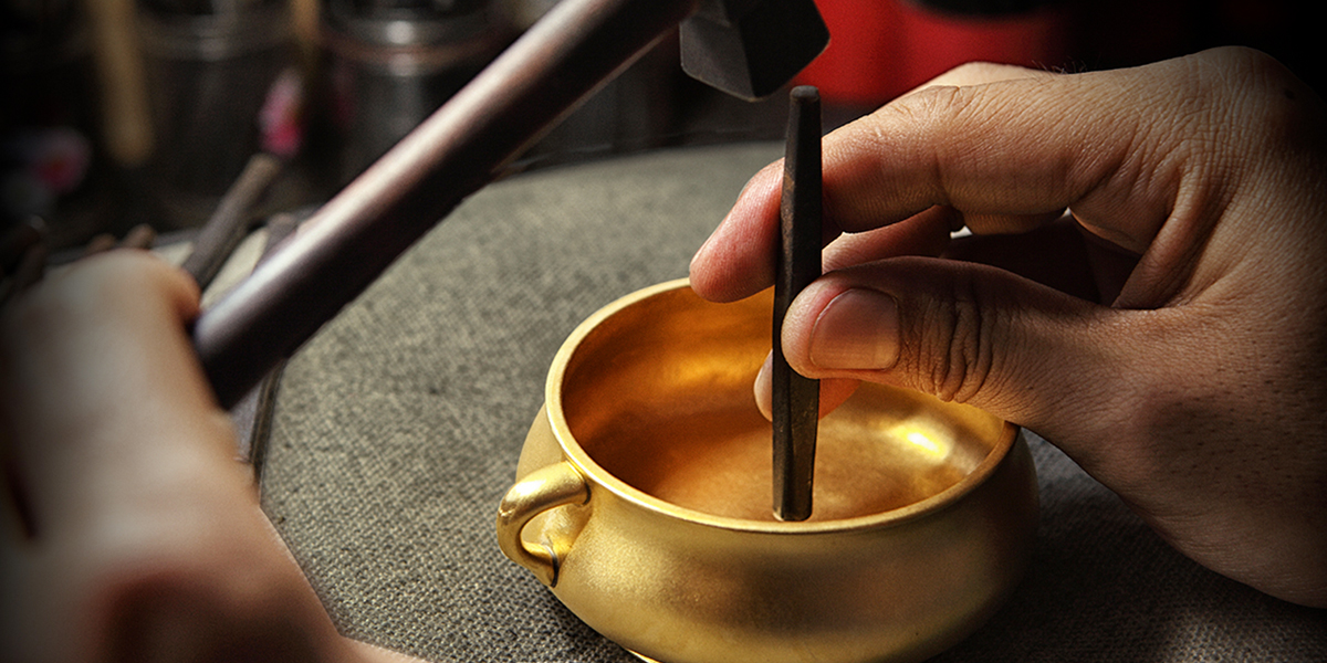 古法手工制金工艺