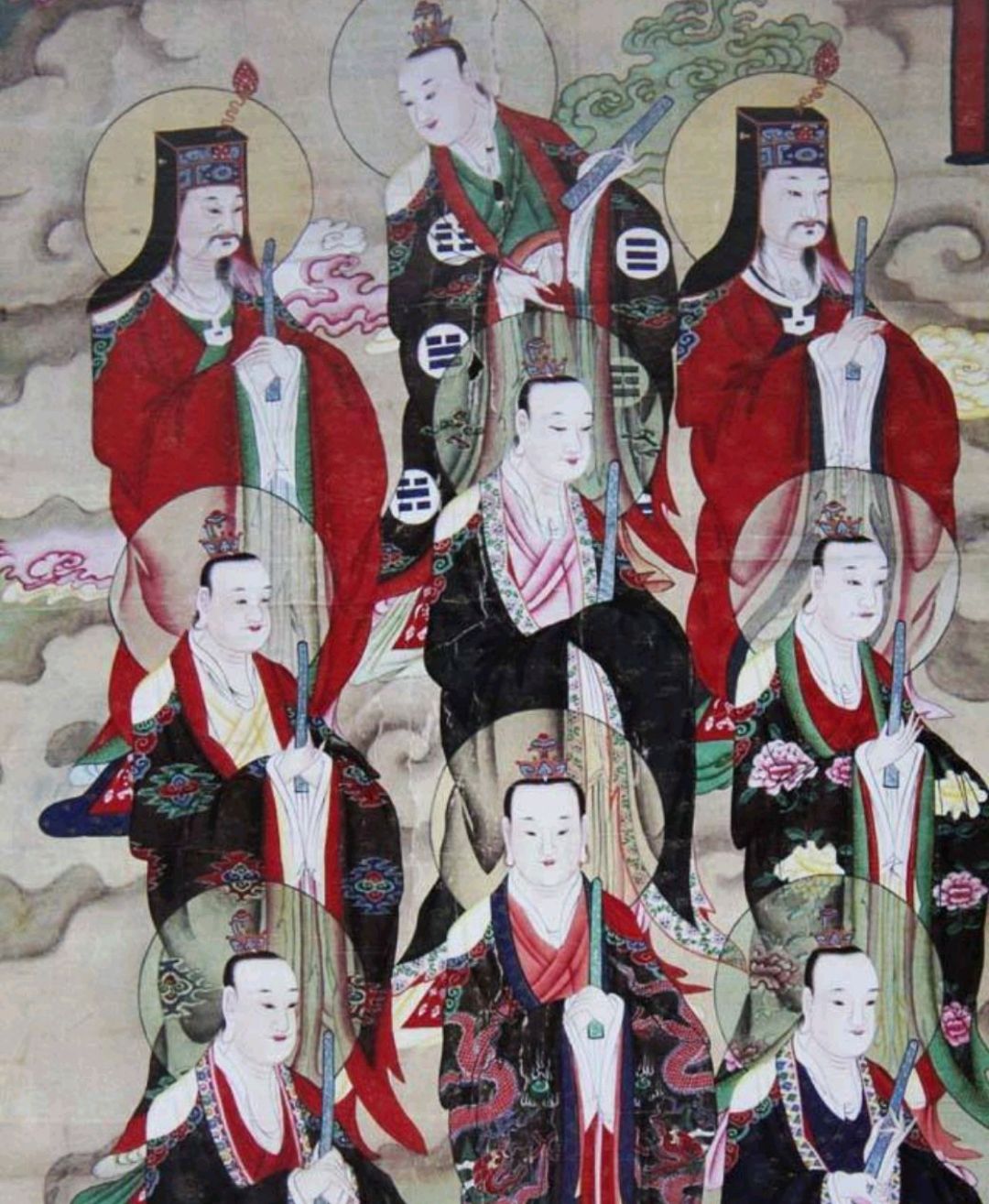 北斗七星君:第一天枢,第二天璇,第三天玑,第四天权,第五玉衡,第六闿阳