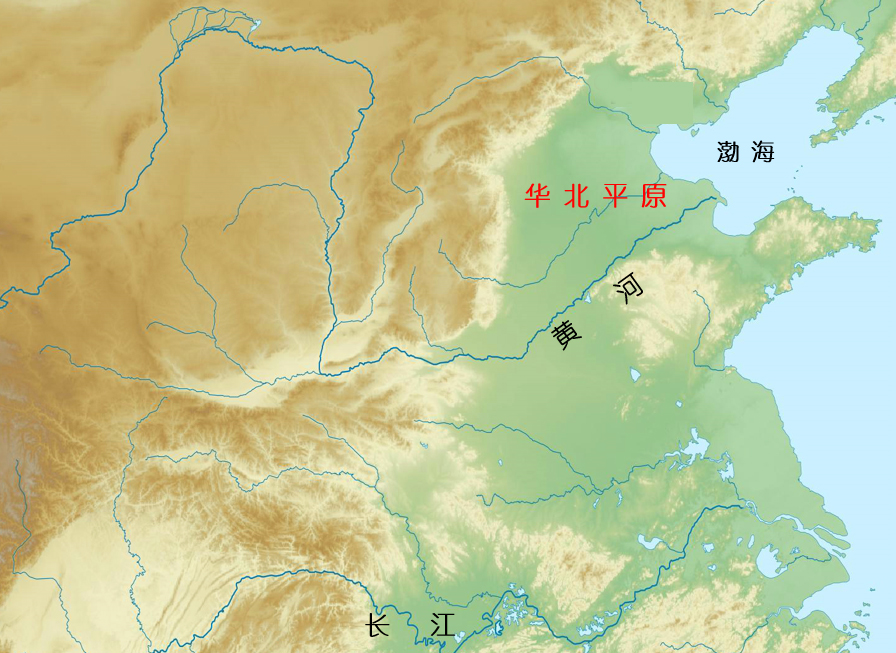 华北平原属于黄河,海河以及滦河流域,土地平旷,河流众多,有永定河
