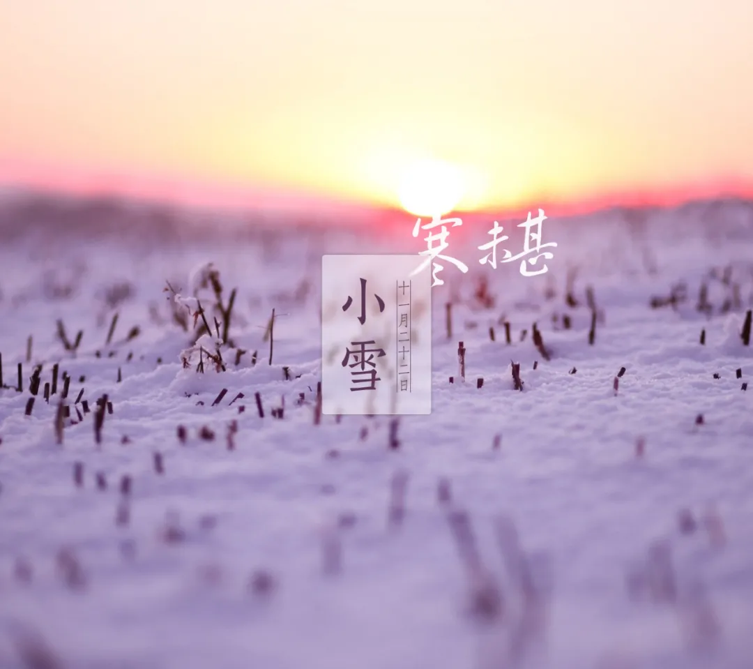 我把小雪藏心里，纯洁祝福送给你，祝：小雪快乐，早安