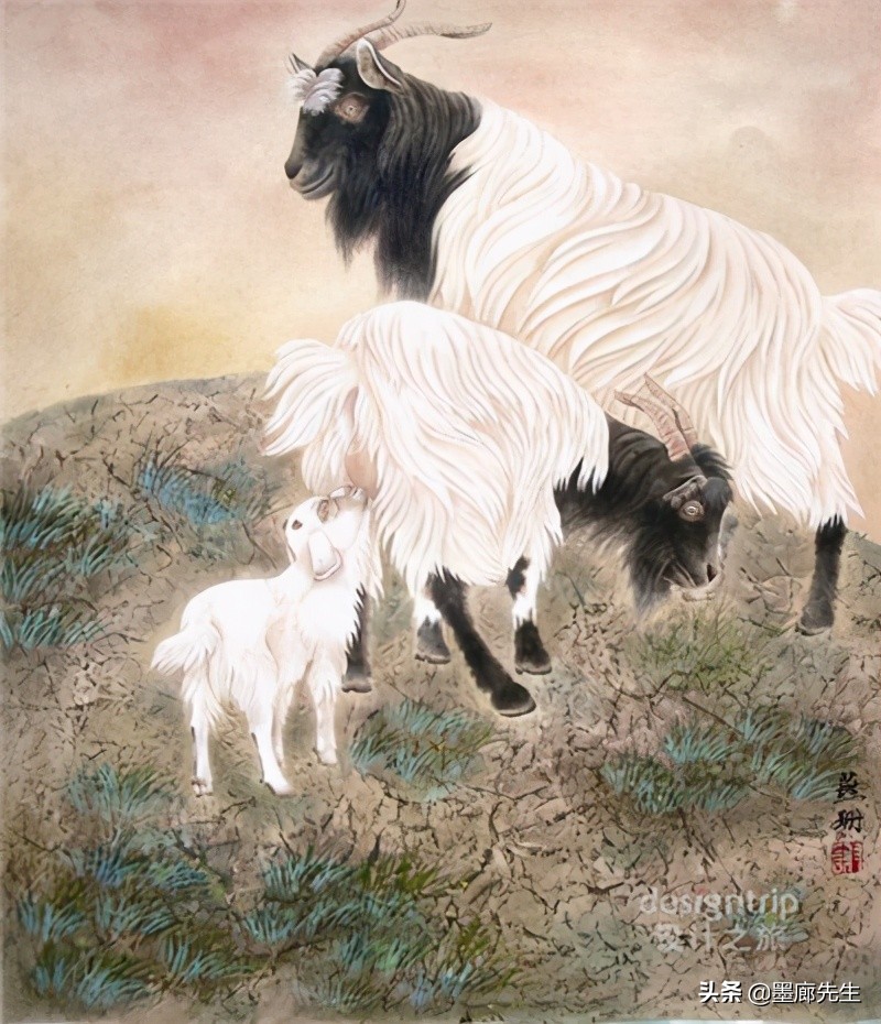 精选100幅画羊美图供大家学习收藏