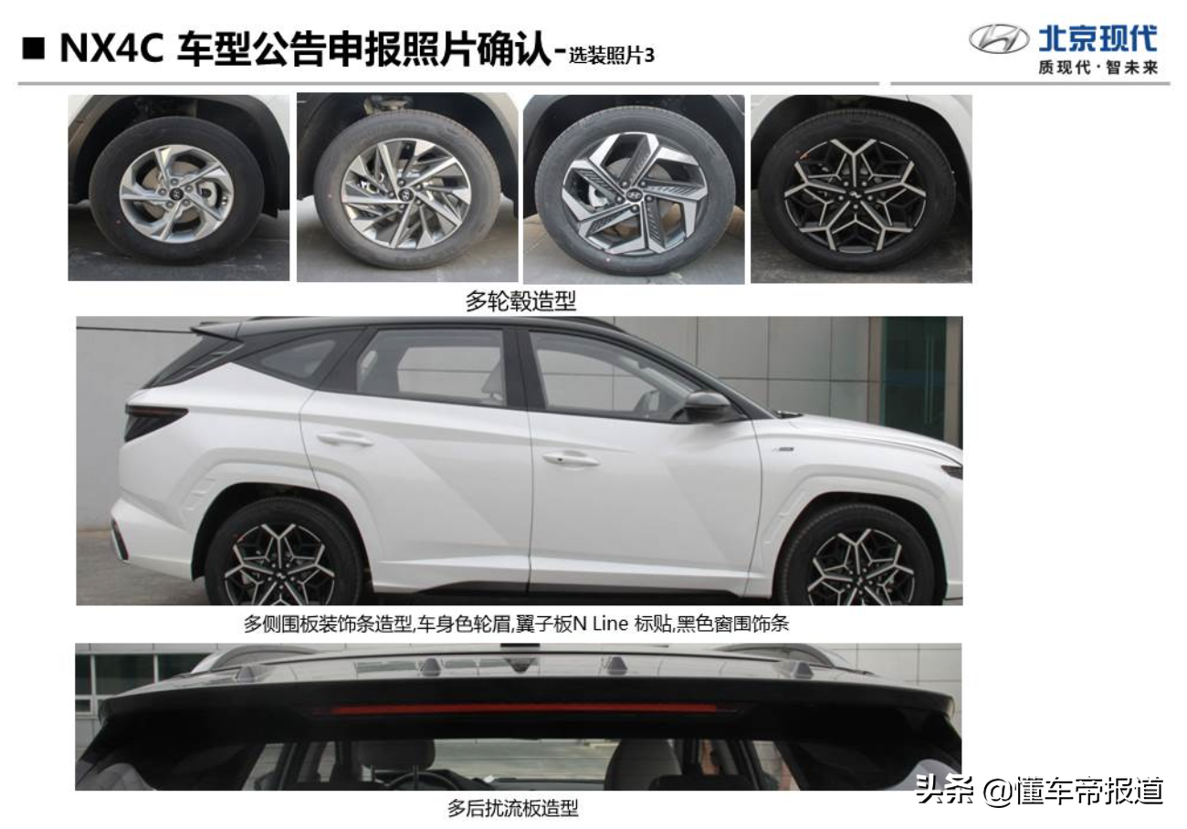 新车｜真来了！北京现代全新途胜L N-Line实车曝光，造型更运动