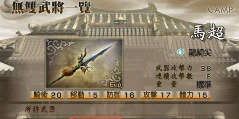 真三国无双4马超武器图片