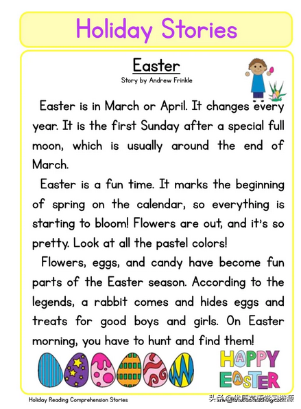 英语原版阅读：Easter