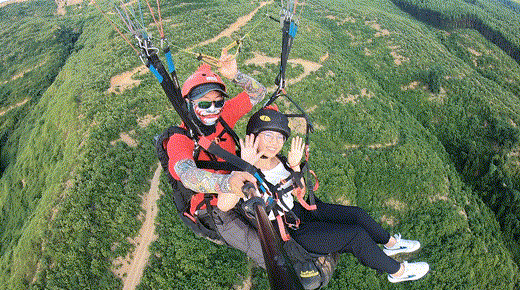 滑翔伞初体验｜等风来，御风而行，最极致的放松和自由，你敢来吗