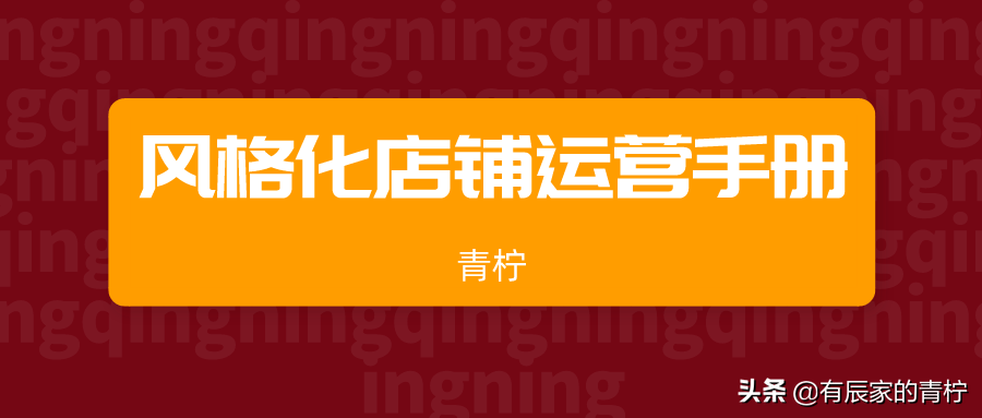 拼多多风格化店铺运营手册(拼多多风格化店铺运营手册是什么)